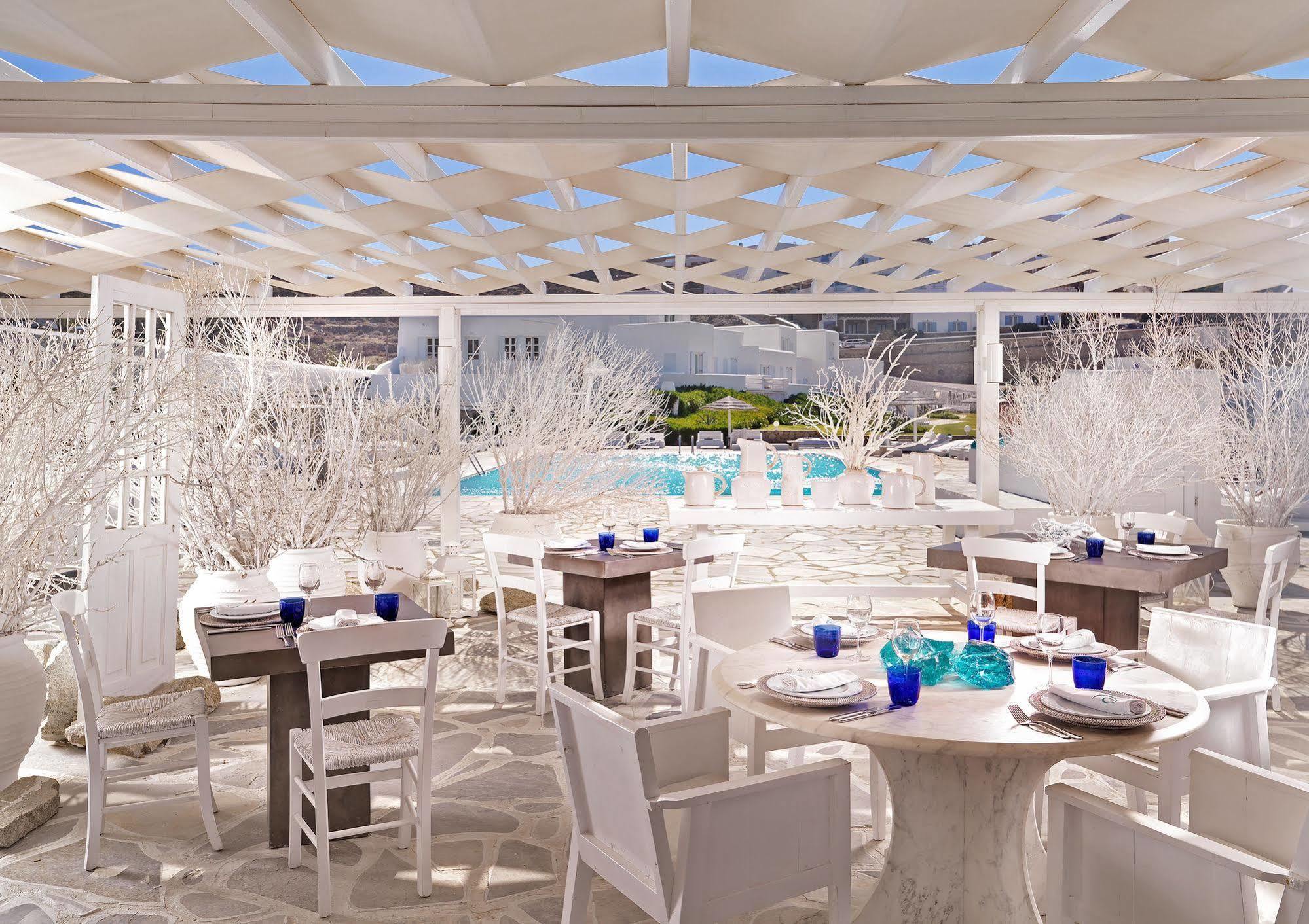 Louis Vuitton Mykonos  Hostels design, Restaurant design